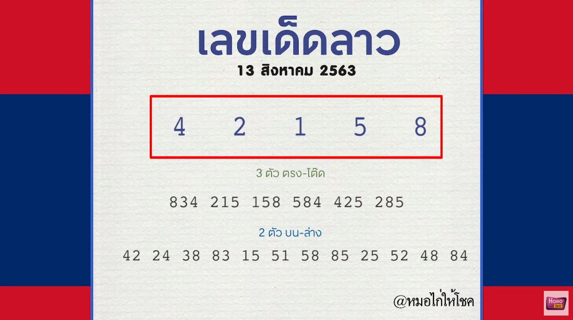 เลขเด็ด หวยลาว