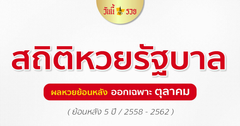 สถิติหวยรัฐบาล 1/10/63